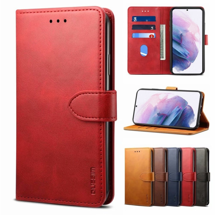 GUSSIM Business Style Horizontal Flip Leather Case with Holder & Card Slots & Wallet, For Samsung Galaxy A41, For Samsung Galaxy S21 5G, For Samsung Galaxy S21+ 5G, For Samsung Galaxy S21 Ultra 5G, For Samsung Galaxy S21 FE