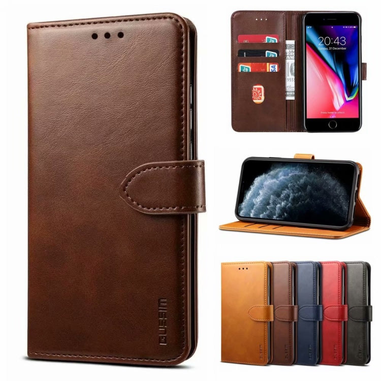 GUSSIM Business Style Horizontal Flip Leather Case with Holder & Card Slots & Wallet, For Samsung Galaxy A41, For Samsung Galaxy S21 5G, For Samsung Galaxy S21+ 5G, For Samsung Galaxy S21 Ultra 5G, For Samsung Galaxy S21 FE