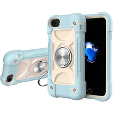 Load image into Gallery viewer, Shockproof Silicone + PC Protective Case with Dual-Ring Holder, For iPhone 6/6s/7/8/SE 2022 / SE 2020, For iPhone 6 Plus/6s Plus/7 Plus/8 Plus, For iPhone X / XS, For iPhone XR