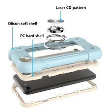 Load image into Gallery viewer, Shockproof Silicone + PC Protective Case with Dual-Ring Holder, For iPhone 6/6s/7/8/SE 2022 / SE 2020, For iPhone 6 Plus/6s Plus/7 Plus/8 Plus, For iPhone X / XS, For iPhone XR