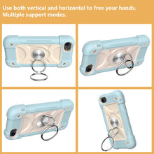 Load image into Gallery viewer, Shockproof Silicone + PC Protective Case with Dual-Ring Holder, For iPhone 6/6s/7/8/SE 2022 / SE 2020, For iPhone 6 Plus/6s Plus/7 Plus/8 Plus, For iPhone X / XS, For iPhone XR