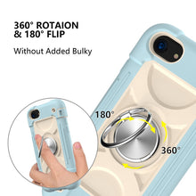 Load image into Gallery viewer, Shockproof Silicone + PC Protective Case with Dual-Ring Holder, For iPhone 6/6s/7/8/SE 2022 / SE 2020, For iPhone 6 Plus/6s Plus/7 Plus/8 Plus, For iPhone X / XS, For iPhone XR