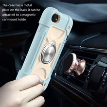 Load image into Gallery viewer, Shockproof Silicone + PC Protective Case with Dual-Ring Holder, For iPhone 6/6s/7/8/SE 2022 / SE 2020, For iPhone 6 Plus/6s Plus/7 Plus/8 Plus, For iPhone X / XS, For iPhone XR
