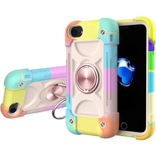 Load image into Gallery viewer, Shockproof Silicone + PC Protective Case with Dual-Ring Holder, For iPhone 6/6s/7/8/SE 2022 / SE 2020, For iPhone 6 Plus/6s Plus/7 Plus/8 Plus, For iPhone X / XS, For iPhone XR