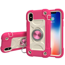 Load image into Gallery viewer, Shockproof Silicone + PC Protective Case with Dual-Ring Holder, For iPhone 6/6s/7/8/SE 2022 / SE 2020, For iPhone 6 Plus/6s Plus/7 Plus/8 Plus, For iPhone X / XS, For iPhone XR
