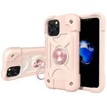 Load image into Gallery viewer, Shockproof Silicone + PC Protective Case with Dual-Ring Holder, For iPhone XS Max, For iPhone 11, For iPhone 11 Pro Max, For iPhone 12 mini