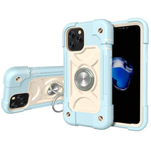 Load image into Gallery viewer, Shockproof Silicone + PC Protective Case with Dual-Ring Holder, For iPhone 12 / 12 Pro, For iPhone 12 Pro Max