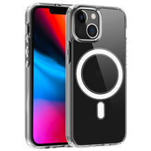 Load image into Gallery viewer, Magsafe Case Simple Magnetic Ring All-inclusive Clear Crystal Acrylic PC +TPU Shockproof Case, For iPhone 13 mini, For iPhone 13, For iPhone 13 Pro, For iPhone 13 Pro Max