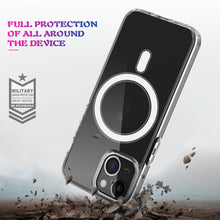 Load image into Gallery viewer, Magsafe Case Simple Magnetic Ring All-inclusive Clear Crystal Acrylic PC +TPU Shockproof Case, For iPhone 13 mini, For iPhone 13, For iPhone 13 Pro, For iPhone 13 Pro Max