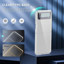 Load image into Gallery viewer, Simple All-inclusive Clear Crystal PC +TPU Shockproof Case, For Samsung Galaxy Z Flip3 5G