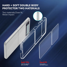 Load image into Gallery viewer, Simple All-inclusive Clear Crystal PC +TPU Shockproof Case, For Samsung Galaxy Z Flip3 5G