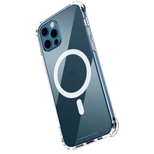 Load image into Gallery viewer, Magsafe Case Clear Four-corner Airbag Shockproof Case with Magnetic, For iPhone 13 mini, For iPhone 13, For iPhone 13 Pro, For iPhone 13 Pro Max