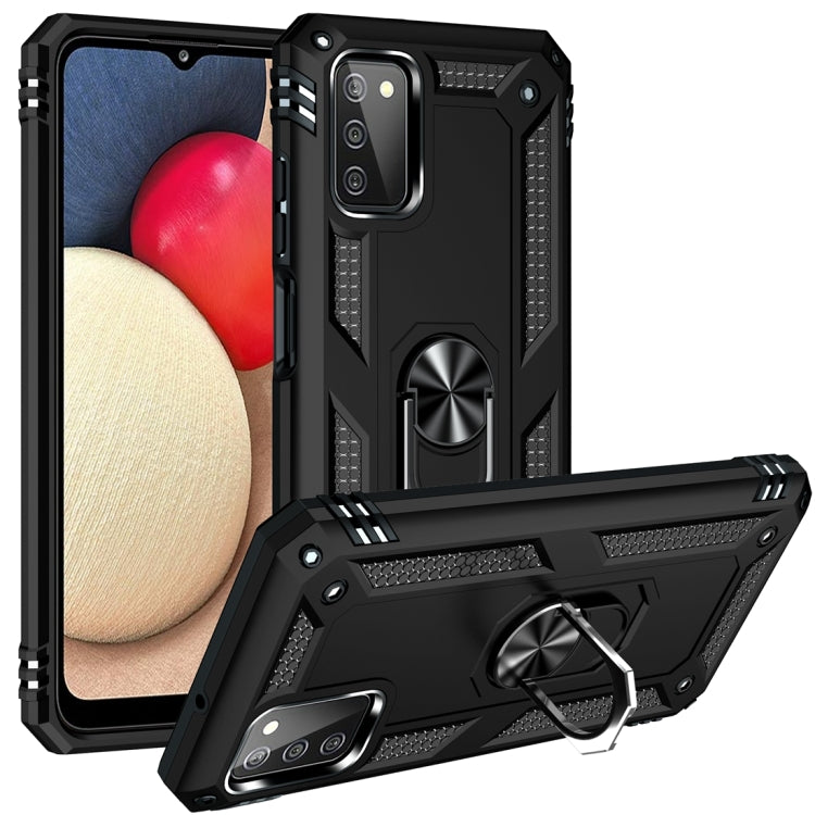 Shockproof TPU + PC Protective Case with 360 Degree Rotating Holder, For Samsung Galaxy A03s 166mm Version, For Samsung Galaxy A03s 166mm Version 166mm 版