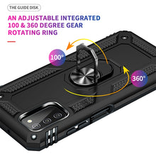 Load image into Gallery viewer, Shockproof TPU + PC Protective Case with 360 Degree Rotating Holder, For Samsung Galaxy A03s 166mm Version, For Samsung Galaxy A03s 166mm Version 166mm 版