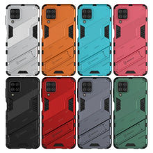 Load image into Gallery viewer, Punk Armor 2 in 1 PC + TPU Shockproof Case with Invisible Holder, For Samsung Galaxy M32