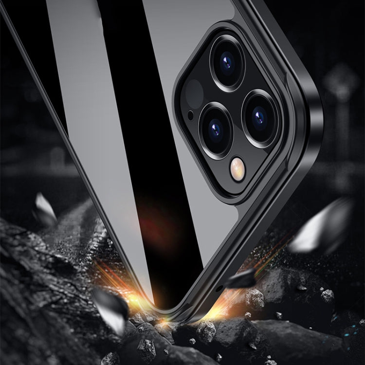 SULADA Shockproof Aviation Aluminum Metal Frame + Nano Glass + TPU Protective Case, For iPhone 11, For iPhone 11 Pro, For iPhone 12 mini, For iPhone 12, For iPhone 12 Pro, For iPhone 12 Pro Max, For iPhone 11 Pro Max, For iPhone XS / X