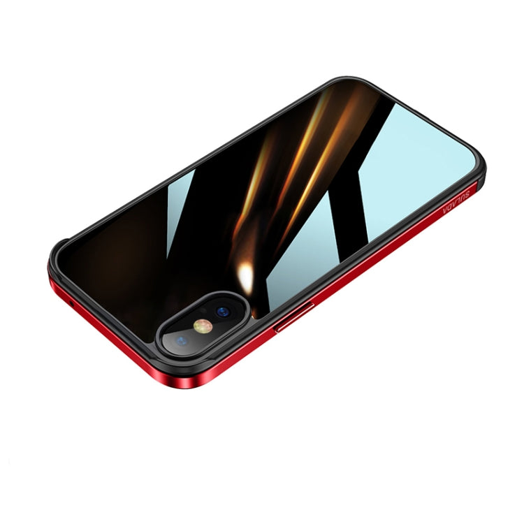 SULADA Shockproof Aviation Aluminum Metal Frame + Nano Glass + TPU Protective Case, For iPhone 11, For iPhone 11 Pro, For iPhone 12 mini, For iPhone 12, For iPhone 12 Pro, For iPhone 12 Pro Max, For iPhone 11 Pro Max, For iPhone XS / X