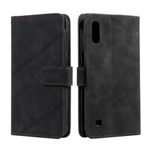 Load image into Gallery viewer, Skin Feel Business Horizontal Flip PU Leather Case with Holder &amp; Multi-Card Slots &amp; Wallet &amp; Lanyard &amp; Photo Frame, For Samsung Galaxy A10 / M10, For Samsung Galaxy A20 / A30, For Samsung Galaxy A32 4G, For Samsung Galaxy A50                           ...