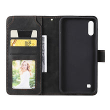 Load image into Gallery viewer, Skin Feel Business Horizontal Flip PU Leather Case with Holder &amp; Multi-Card Slots &amp; Wallet &amp; Lanyard &amp; Photo Frame, For Samsung Galaxy A10 / M10, For Samsung Galaxy A20 / A30, For Samsung Galaxy A32 4G, For Samsung Galaxy A50                           ...