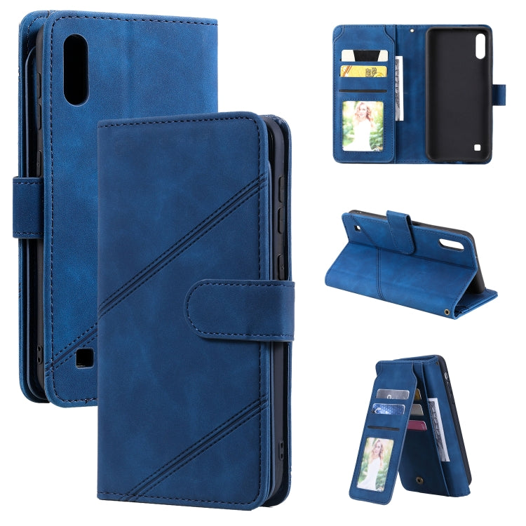 Skin Feel Business Horizontal Flip PU Leather Case with Holder & Multi-Card Slots & Wallet & Lanyard & Photo Frame, For Samsung Galaxy A10 / M10, For Samsung Galaxy A20 / A30, For Samsung Galaxy A32 4G, For Samsung Galaxy A50                           ...