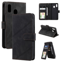 Load image into Gallery viewer, Skin Feel Business Horizontal Flip PU Leather Case with Holder &amp; Multi-Card Slots &amp; Wallet &amp; Lanyard &amp; Photo Frame, For Samsung Galaxy A10 / M10, For Samsung Galaxy A20 / A30, For Samsung Galaxy A32 4G, For Samsung Galaxy A50                           ...