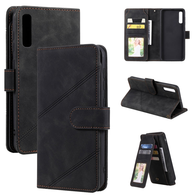 Skin Feel Business Horizontal Flip PU Leather Case with Holder & Multi-Card Slots & Wallet & Lanyard & Photo Frame, For Samsung Galaxy A10 / M10, For Samsung Galaxy A20 / A30, For Samsung Galaxy A32 4G, For Samsung Galaxy A50                           ...