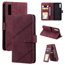 Load image into Gallery viewer, Skin Feel Business Horizontal Flip PU Leather Case with Holder &amp; Multi-Card Slots &amp; Wallet &amp; Lanyard &amp; Photo Frame, For Samsung Galaxy A10 / M10, For Samsung Galaxy A20 / A30, For Samsung Galaxy A32 4G, For Samsung Galaxy A50                           ...