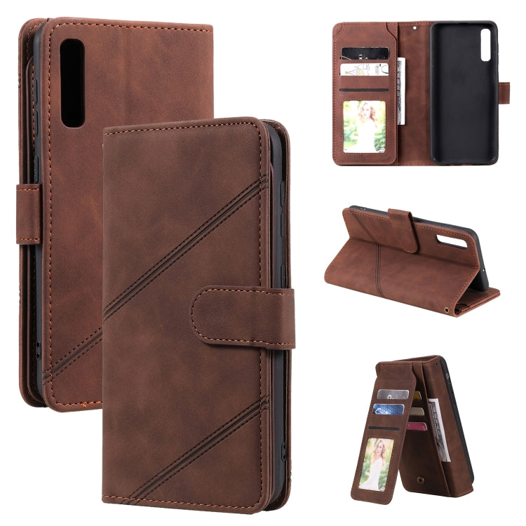 Skin Feel Business Horizontal Flip PU Leather Case with Holder & Multi-Card Slots & Wallet & Lanyard & Photo Frame, For Samsung Galaxy A10 / M10, For Samsung Galaxy A20 / A30, For Samsung Galaxy A32 4G, For Samsung Galaxy A50                           ...