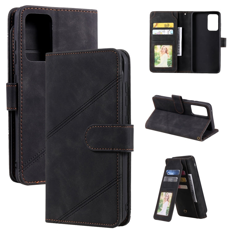 Skin Feel Business Horizontal Flip PU Leather Case with Holder & Multi-Card Slots & Wallet & Lanyard & Photo Frame, For Samsung Galaxy A10 / M10, For Samsung Galaxy A20 / A30, For Samsung Galaxy A32 4G, For Samsung Galaxy A50                           ...