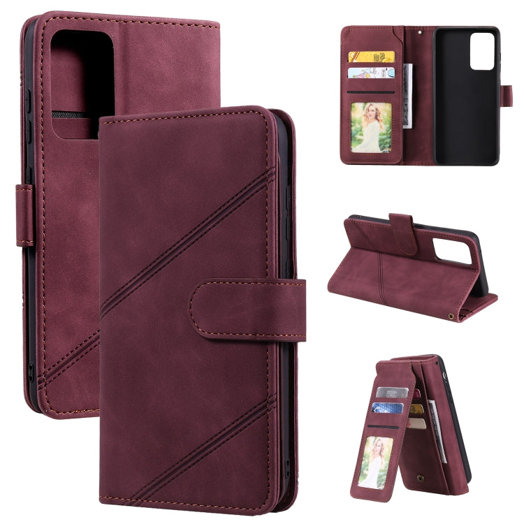 Skin Feel Business Horizontal Flip PU Leather Case with Holder & Multi-Card Slots & Wallet & Lanyard & Photo Frame, For Samsung Galaxy A10 / M10, For Samsung Galaxy A20 / A30, For Samsung Galaxy A32 4G, For Samsung Galaxy A50                           ...