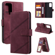 Load image into Gallery viewer, Skin Feel Business Horizontal Flip PU Leather Case with Holder &amp; Multi-Card Slots &amp; Wallet &amp; Lanyard &amp; Photo Frame, For Samsung Galaxy A10 / M10, For Samsung Galaxy A20 / A30, For Samsung Galaxy A32 4G, For Samsung Galaxy A50                           ...