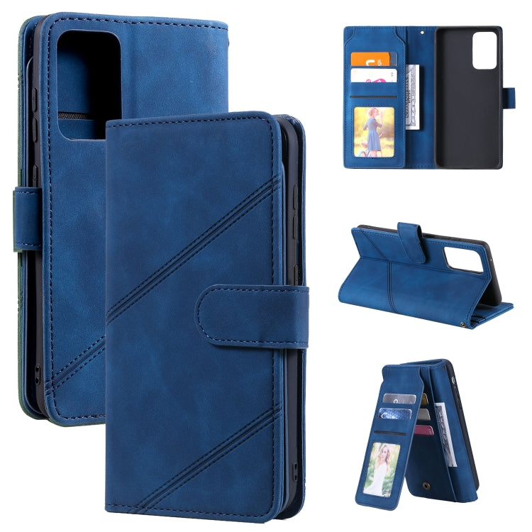 Skin Feel Business Horizontal Flip PU Leather Case with Holder & Multi-Card Slots & Wallet & Lanyard & Photo Frame, For Samsung Galaxy A10 / M10, For Samsung Galaxy A20 / A30, For Samsung Galaxy A32 4G, For Samsung Galaxy A50                           ...