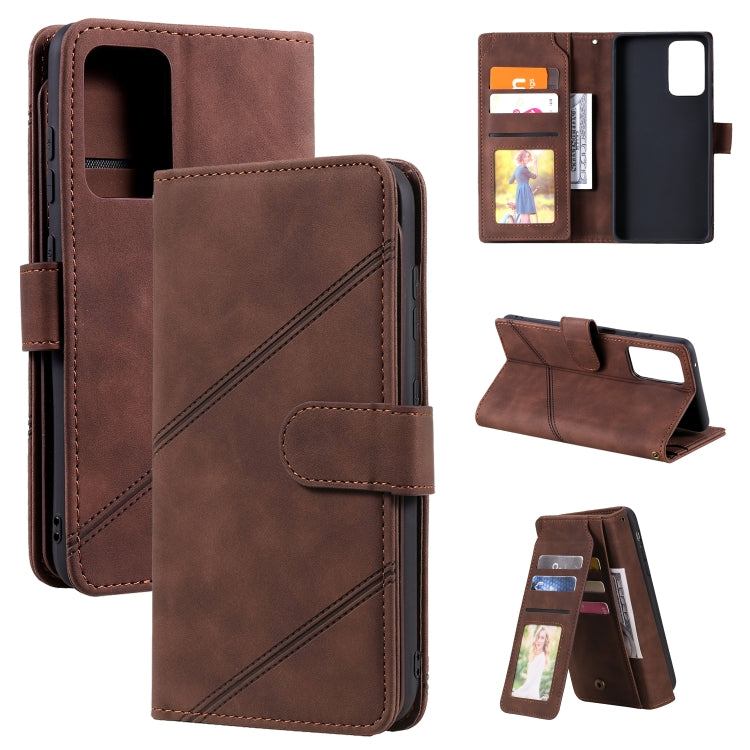 Skin Feel Business Horizontal Flip PU Leather Case with Holder & Multi-Card Slots & Wallet & Lanyard & Photo Frame, For Samsung Galaxy A10 / M10, For Samsung Galaxy A20 / A30, For Samsung Galaxy A32 4G, For Samsung Galaxy A50                           ...