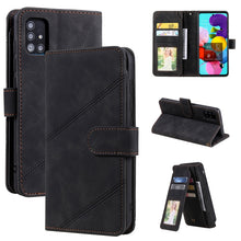 Load image into Gallery viewer, Skin Feel Business Horizontal Flip PU Leather Case with Holder &amp; Multi-Card Slots &amp; Wallet &amp; Lanyard &amp; Photo Frame, For Samsung Galaxy A10 / M10, For Samsung Galaxy A20 / A30, For Samsung Galaxy A32 4G, For Samsung Galaxy A50                           ...
