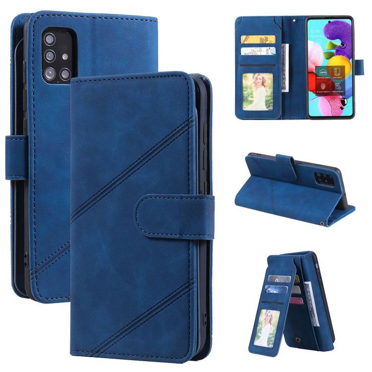 Skin Feel Business Horizontal Flip PU Leather Case with Holder & Multi-Card Slots & Wallet & Lanyard & Photo Frame, For Samsung Galaxy A10 / M10, For Samsung Galaxy A20 / A30, For Samsung Galaxy A32 4G, For Samsung Galaxy A50                           ...
