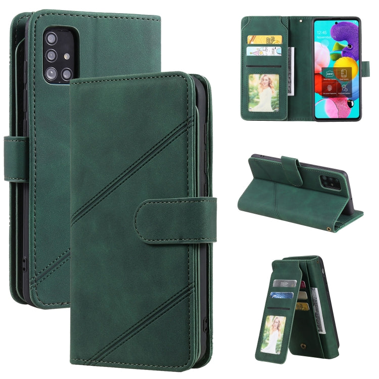 Skin Feel Business Horizontal Flip PU Leather Case with Holder & Multi-Card Slots & Wallet & Lanyard & Photo Frame, For Samsung Galaxy A10 / M10, For Samsung Galaxy A20 / A30, For Samsung Galaxy A32 4G, For Samsung Galaxy A50                           ...