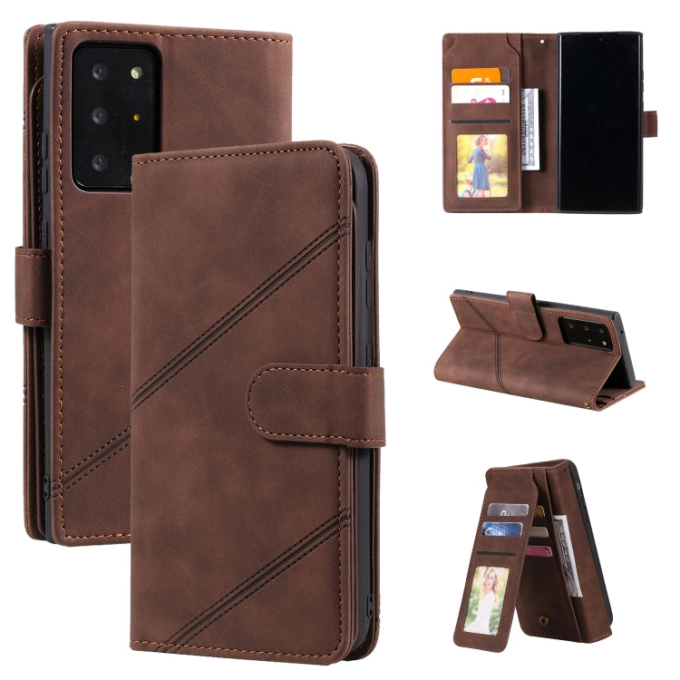 Skin Feel Business Horizontal Flip PU Leather Case with Holder & Multi-Card Slots & Wallet & Lanyard & Photo Frame, For Samsung Galaxy A10 / M10, For Samsung Galaxy A20 / A30, For Samsung Galaxy A32 4G, For Samsung Galaxy A50                           ...