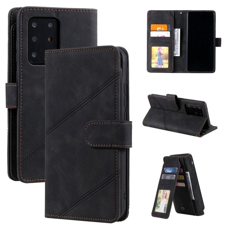 Skin Feel Business Horizontal Flip PU Leather Case with Holder & Multi-Card Slots & Wallet & Lanyard & Photo Frame, For Samsung Galaxy A10 / M10, For Samsung Galaxy A20 / A30, For Samsung Galaxy A32 4G, For Samsung Galaxy A50                           ...