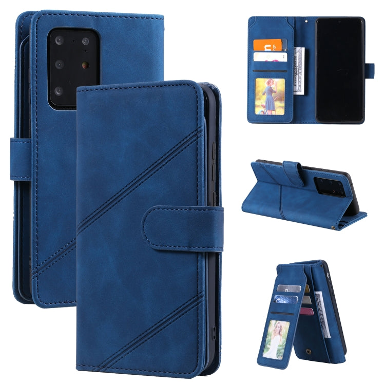 Skin Feel Business Horizontal Flip PU Leather Case with Holder & Multi-Card Slots & Wallet & Lanyard & Photo Frame, For Samsung Galaxy A10 / M10, For Samsung Galaxy A20 / A30, For Samsung Galaxy A32 4G, For Samsung Galaxy A50                           ...