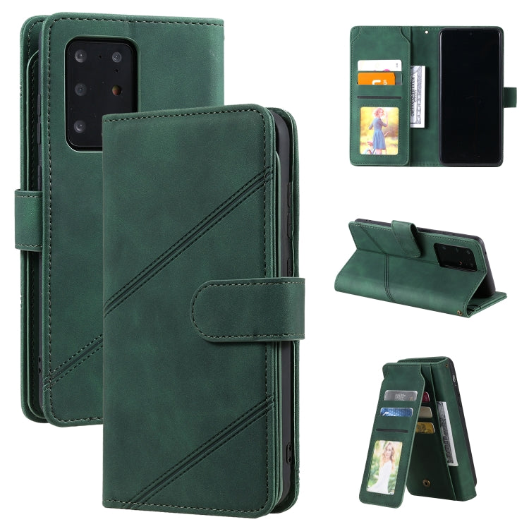 Skin Feel Business Horizontal Flip PU Leather Case with Holder & Multi-Card Slots & Wallet & Lanyard & Photo Frame, For Samsung Galaxy A10 / M10, For Samsung Galaxy A20 / A30, For Samsung Galaxy A32 4G, For Samsung Galaxy A50                           ...