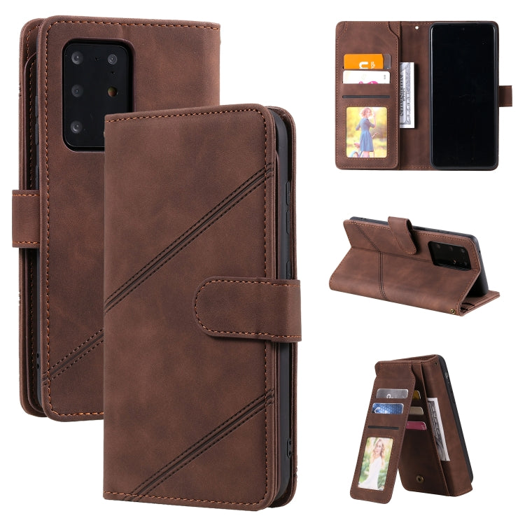 Skin Feel Business Horizontal Flip PU Leather Case with Holder & Multi-Card Slots & Wallet & Lanyard & Photo Frame, For Samsung Galaxy A10 / M10, For Samsung Galaxy A20 / A30, For Samsung Galaxy A32 4G, For Samsung Galaxy A50                           ...