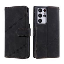 Load image into Gallery viewer, Skin Feel Business Horizontal Flip PU Leather Case with Holder &amp; Multi-Card Slots &amp; Wallet &amp; Lanyard &amp; Photo Frame, For Samsung Galaxy S21 Ultra 5G, For Samsung Galaxy A02s EU Version, For Samsung Galaxy A7 2018, For Samsung Galaxy S10+                ...