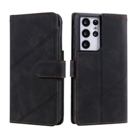 Skin Feel Business Horizontal Flip PU Leather Case with Holder & Multi-Card Slots & Wallet & Lanyard & Photo Frame, For Samsung Galaxy S21 Ultra 5G, For Samsung Galaxy A02s EU Version, For Samsung Galaxy A7 2018, For Samsung Galaxy S10+                ...