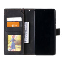 Load image into Gallery viewer, Skin Feel Business Horizontal Flip PU Leather Case with Holder &amp; Multi-Card Slots &amp; Wallet &amp; Lanyard &amp; Photo Frame, For Samsung Galaxy S21 Ultra 5G, For Samsung Galaxy A02s EU Version, For Samsung Galaxy A7 2018, For Samsung Galaxy S10+                ...