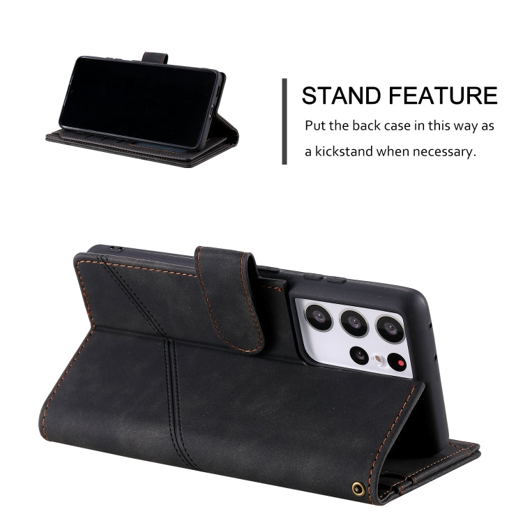 Skin Feel Business Horizontal Flip PU Leather Case with Holder & Multi-Card Slots & Wallet & Lanyard & Photo Frame, For Samsung Galaxy S21 Ultra 5G, For Samsung Galaxy A02s EU Version, For Samsung Galaxy A7 2018, For Samsung Galaxy S10+                ...