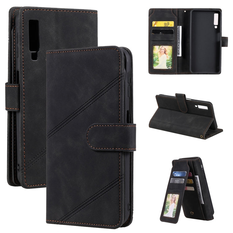 Skin Feel Business Horizontal Flip PU Leather Case with Holder & Multi-Card Slots & Wallet & Lanyard & Photo Frame, For Samsung Galaxy S21 Ultra 5G, For Samsung Galaxy A02s EU Version, For Samsung Galaxy A7 2018, For Samsung Galaxy S10+                ...