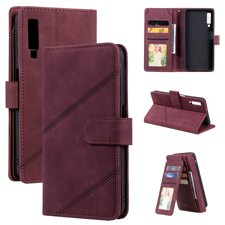 Skin Feel Business Horizontal Flip PU Leather Case with Holder & Multi-Card Slots & Wallet & Lanyard & Photo Frame, For Samsung Galaxy S21 Ultra 5G, For Samsung Galaxy A02s EU Version, For Samsung Galaxy A7 2018, For Samsung Galaxy S10+                ...