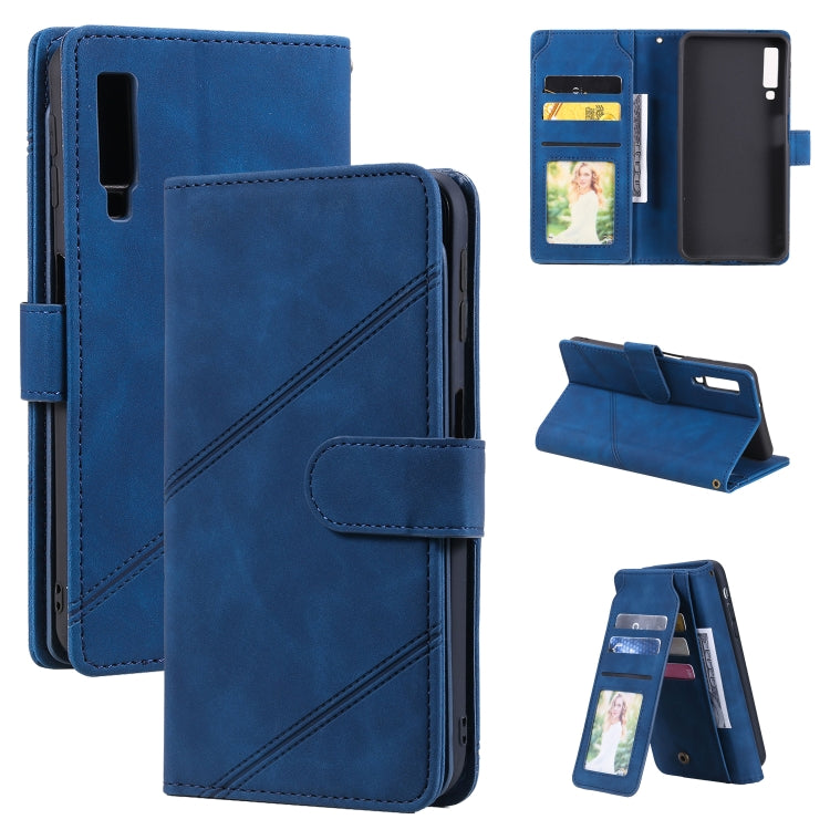 Skin Feel Business Horizontal Flip PU Leather Case with Holder & Multi-Card Slots & Wallet & Lanyard & Photo Frame, For Samsung Galaxy S21 Ultra 5G, For Samsung Galaxy A02s EU Version, For Samsung Galaxy A7 2018, For Samsung Galaxy S10+                ...