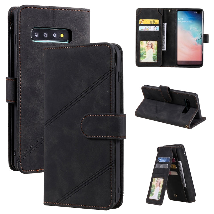 Skin Feel Business Horizontal Flip PU Leather Case with Holder & Multi-Card Slots & Wallet & Lanyard & Photo Frame, For Samsung Galaxy S21 Ultra 5G, For Samsung Galaxy A02s EU Version, For Samsung Galaxy A7 2018, For Samsung Galaxy S10+                ...
