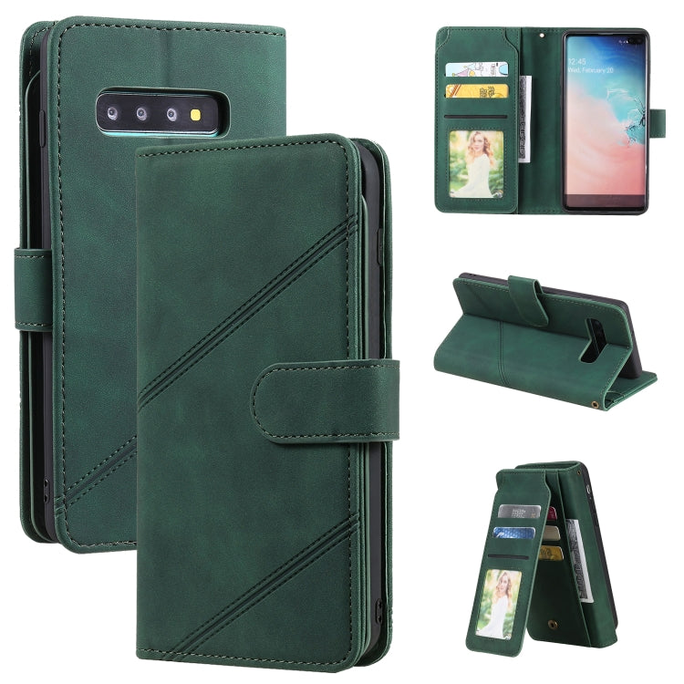 Skin Feel Business Horizontal Flip PU Leather Case with Holder & Multi-Card Slots & Wallet & Lanyard & Photo Frame, For Samsung Galaxy S21 Ultra 5G, For Samsung Galaxy A02s EU Version, For Samsung Galaxy A7 2018, For Samsung Galaxy S10+                ...